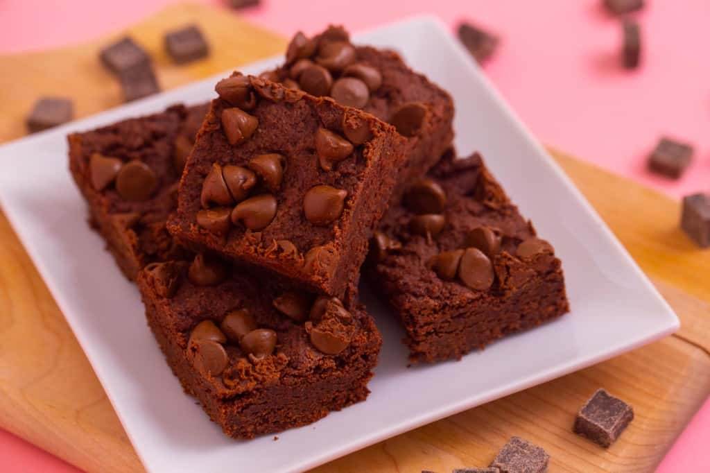 Eggless chocolate brownies