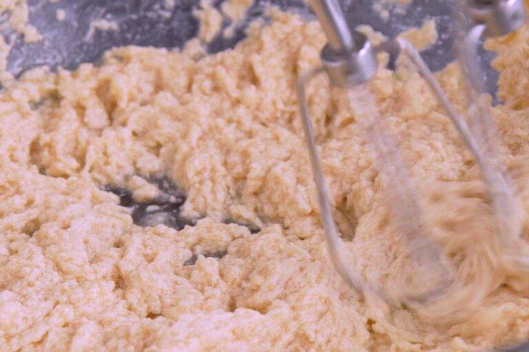 Beat until the mixture is smooth & combined.