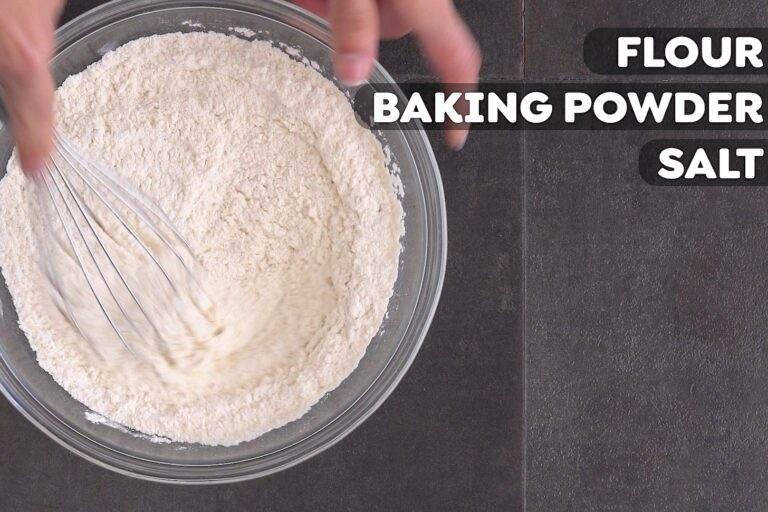 Whisk the dry ingredients in a separate bowl.