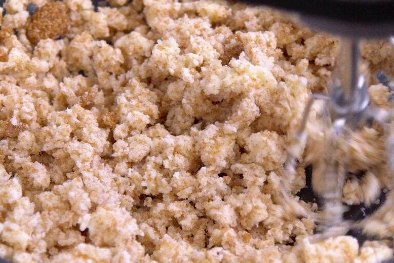 Cream together butter and sugars until smooth and fluffy.