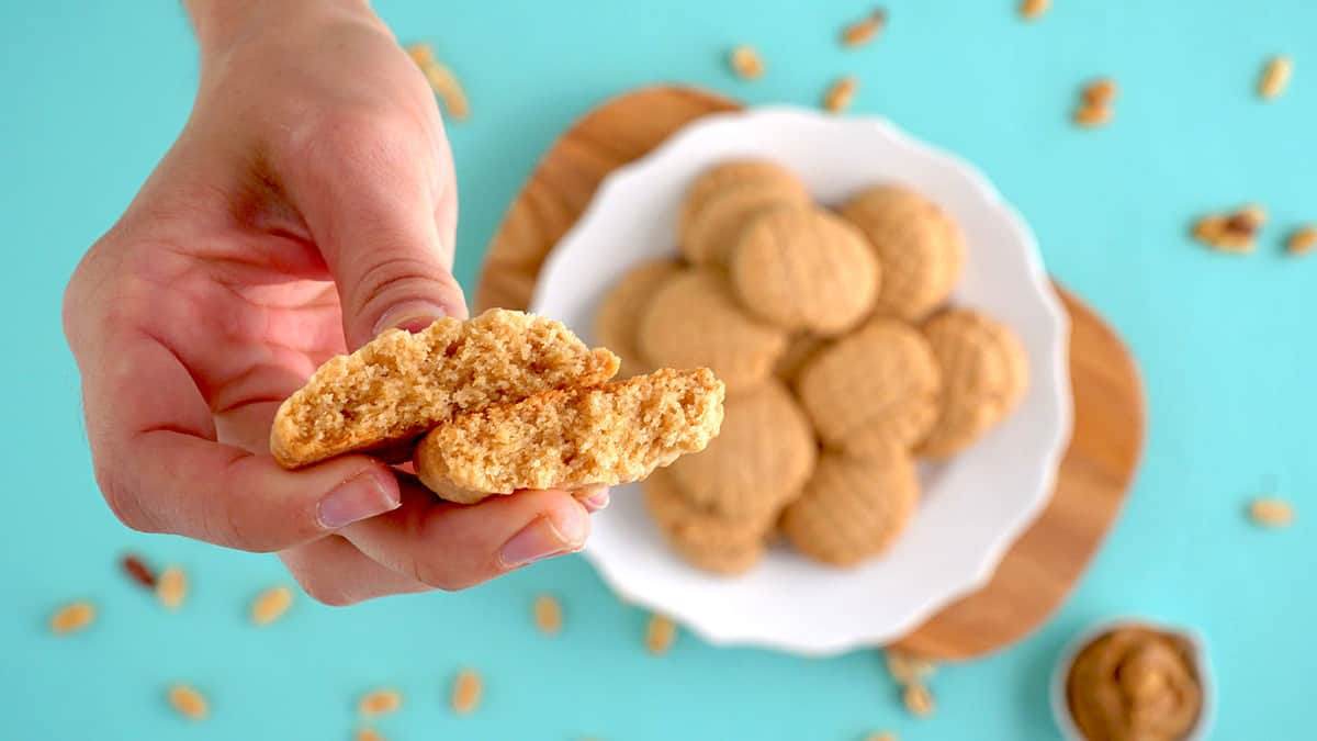 No Egg Peanut Butter Cookies