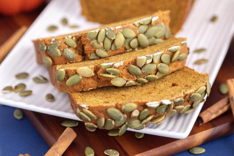 Moist Eggless Pumpkin Bread