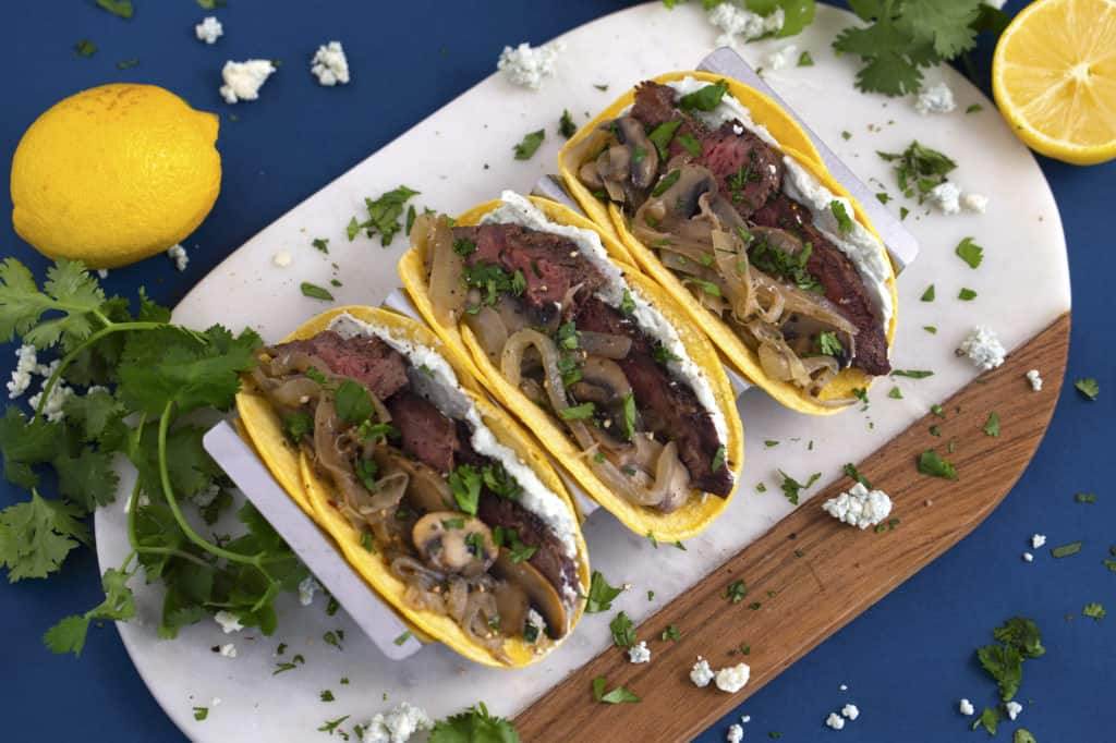 Flat Iron Steak Tacos Recipe