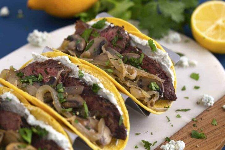Flat Iron Steak Tacos