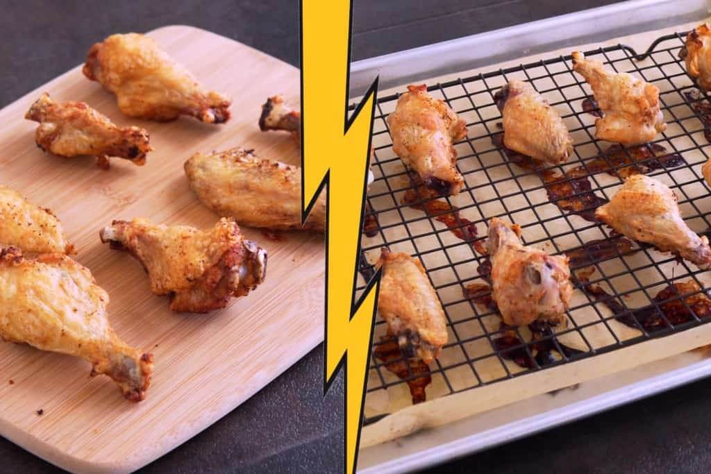 Garlic Parmesan Wings Air Fryer vs Oven