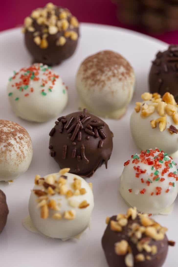 Gingerbread Pecan Date Truffles