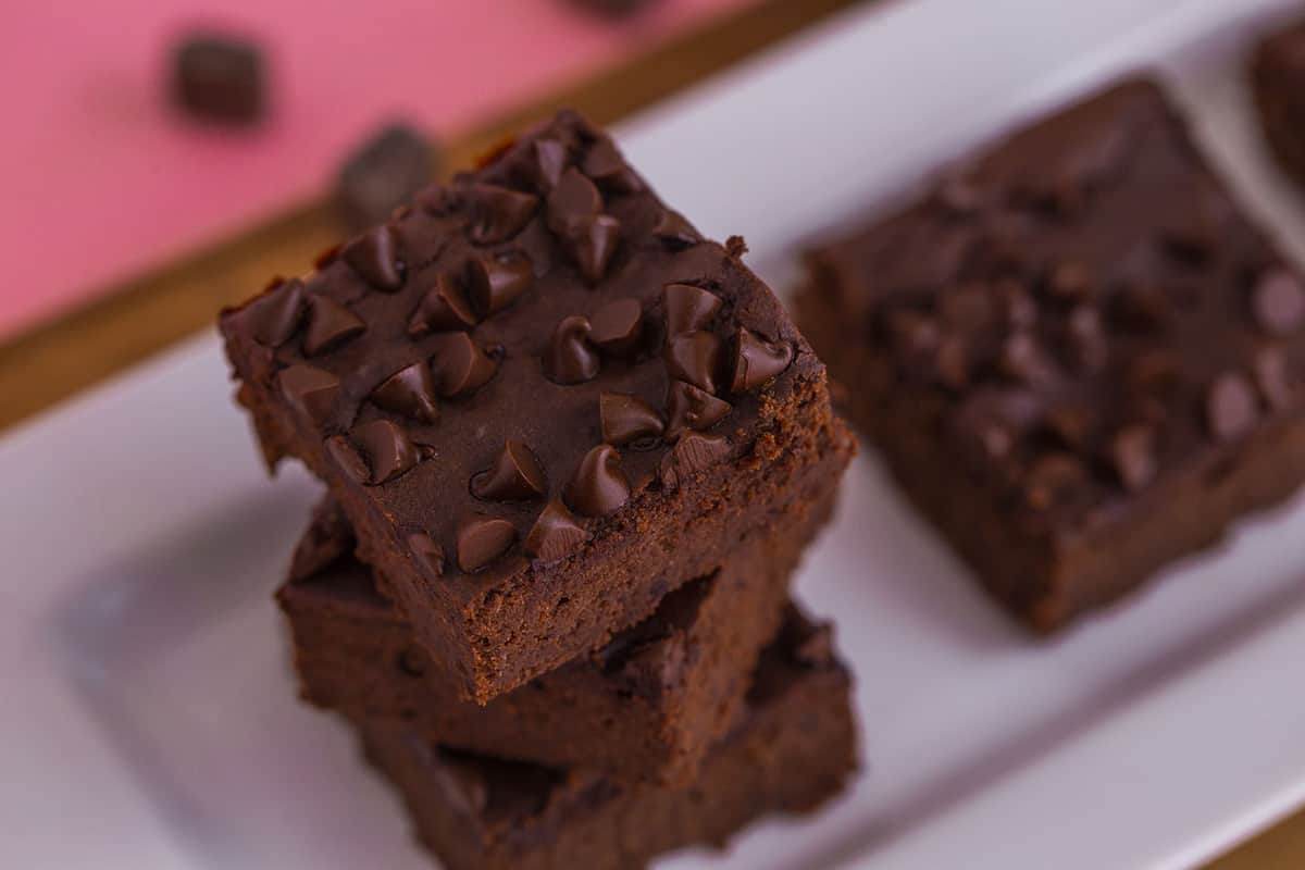 Healthy black bean brownies