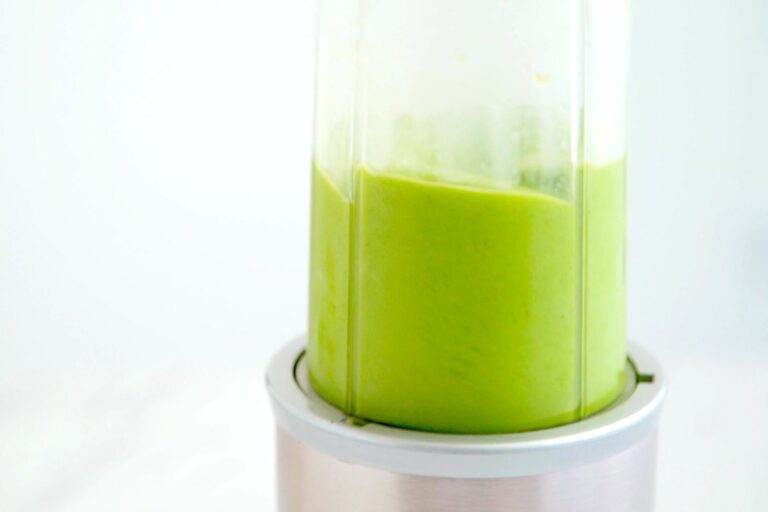 Blend make ahead smoothie ingredients until smooth.