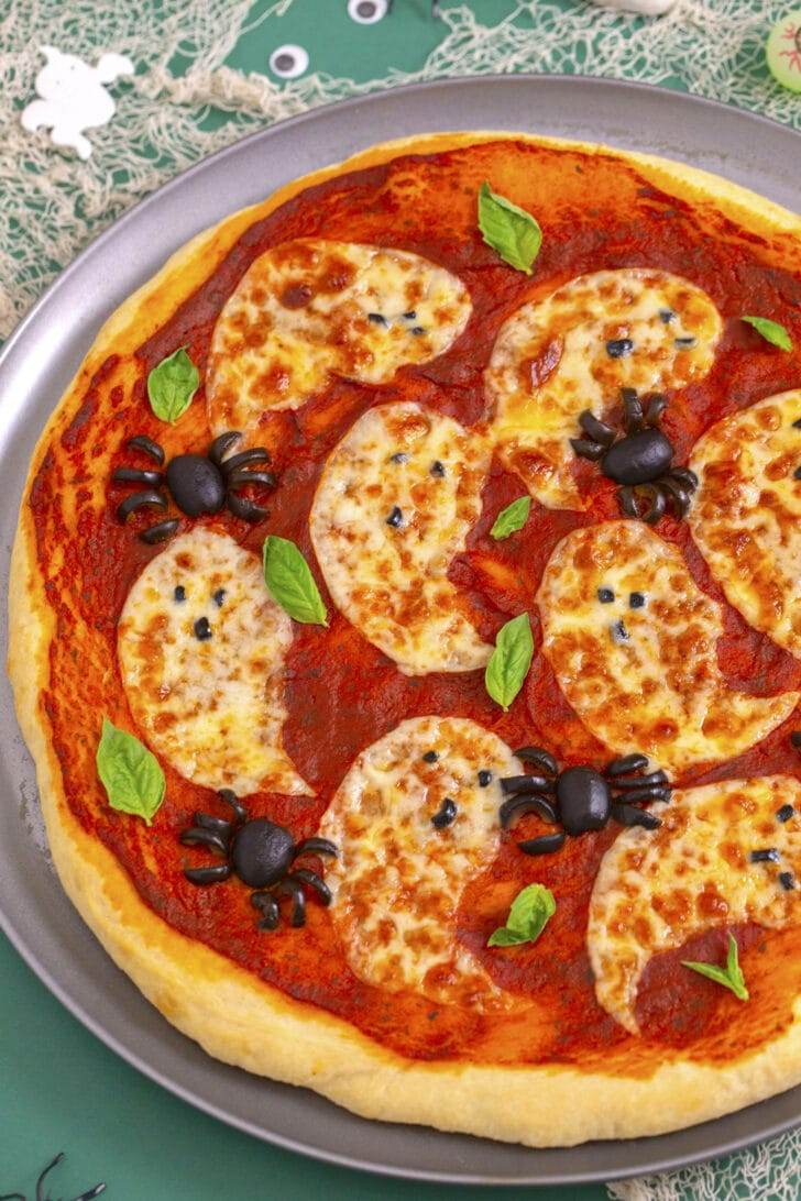 Halloween Ghost Pizza