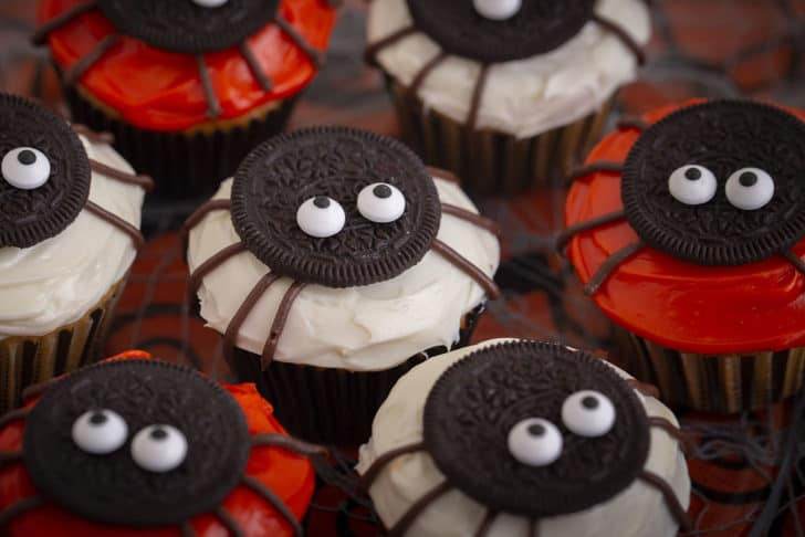 Spooky Spider Cupcakes