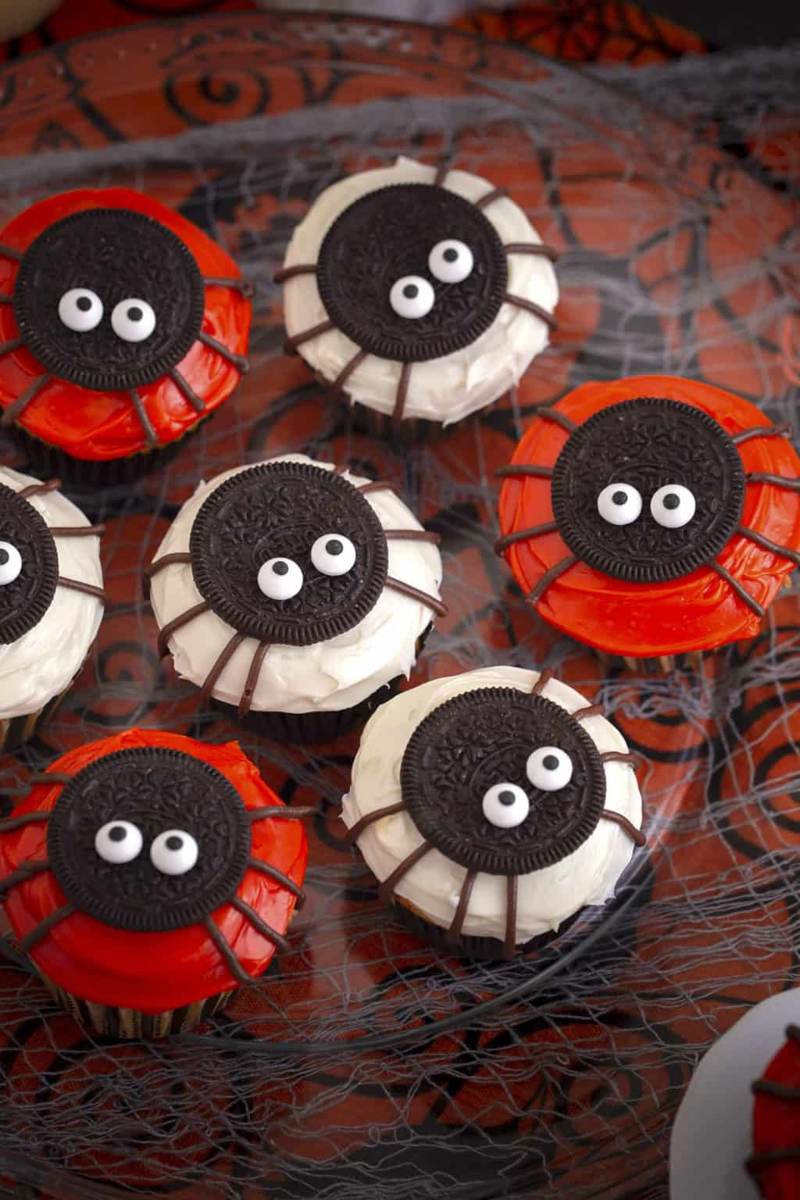 Halloween Spider Cupcakes