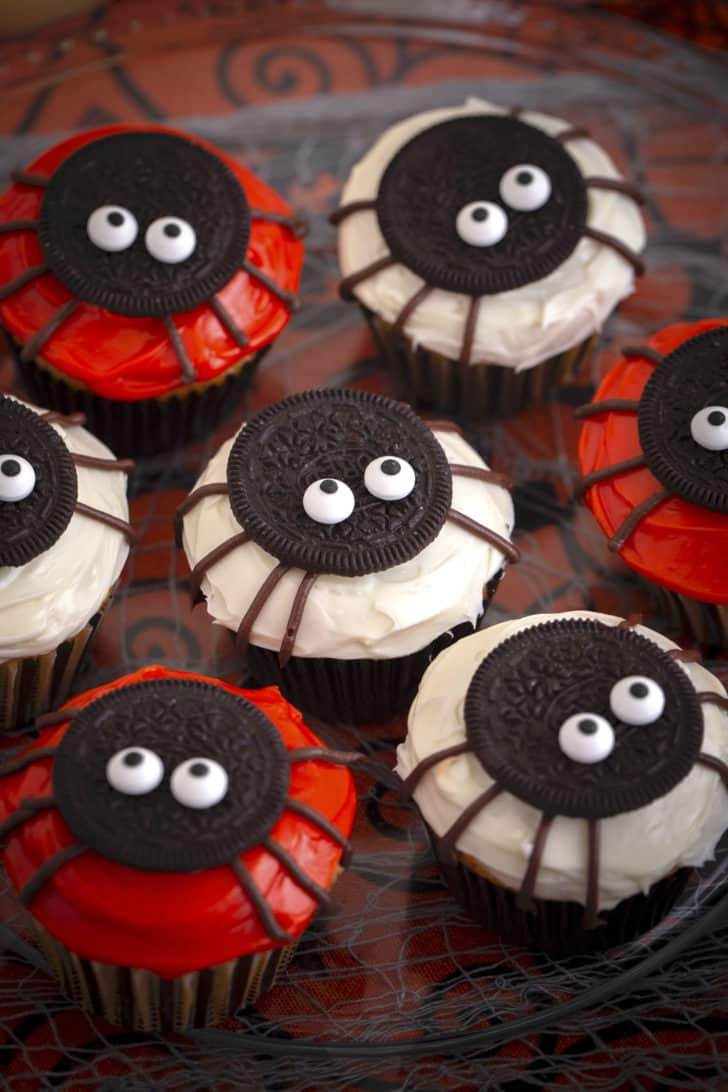 Halloween Spider Cupcakes