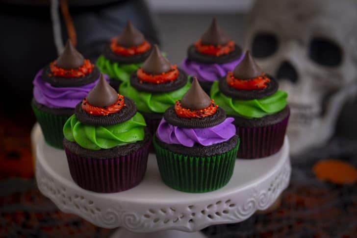 Halloween Witch Cupcakes