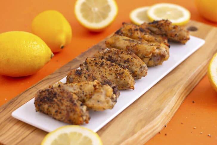 Baked Lemon Pepper Chicken Wings