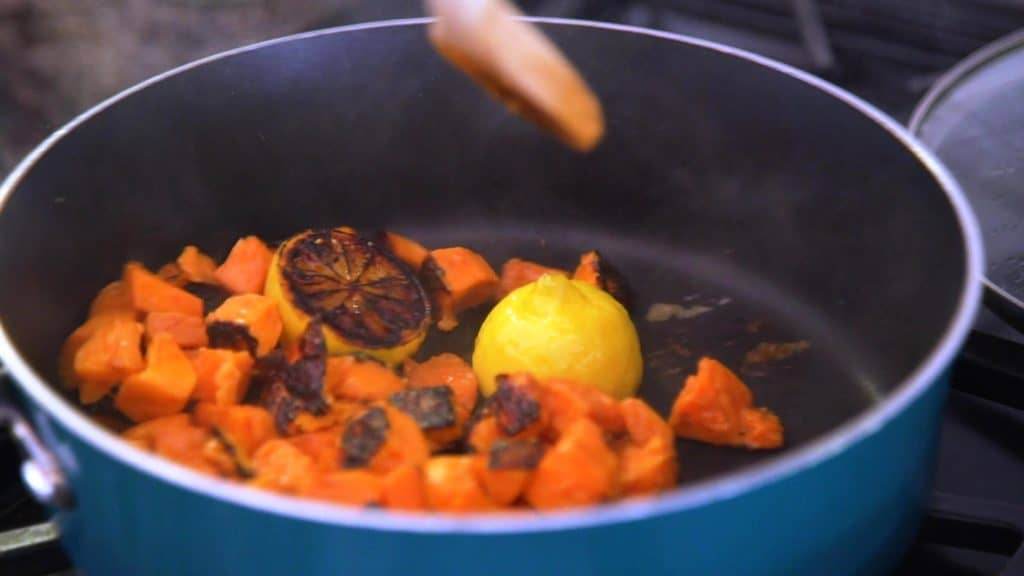 Skillet Veggies Sweet Potato