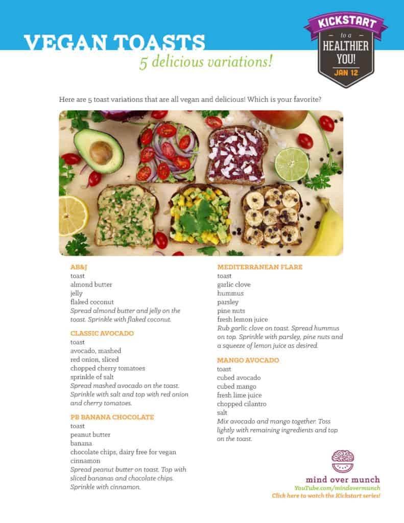 Vegan Breakfast Toast Recipes
