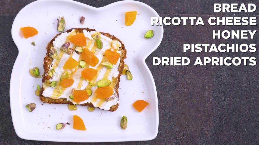 Honey & Ricotta Cheese Toast