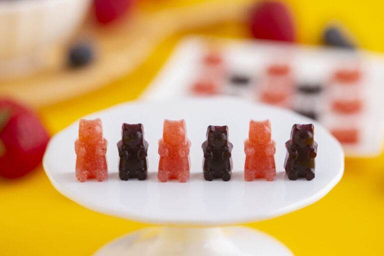 Healthy Gummy Bear Recipe with Juice