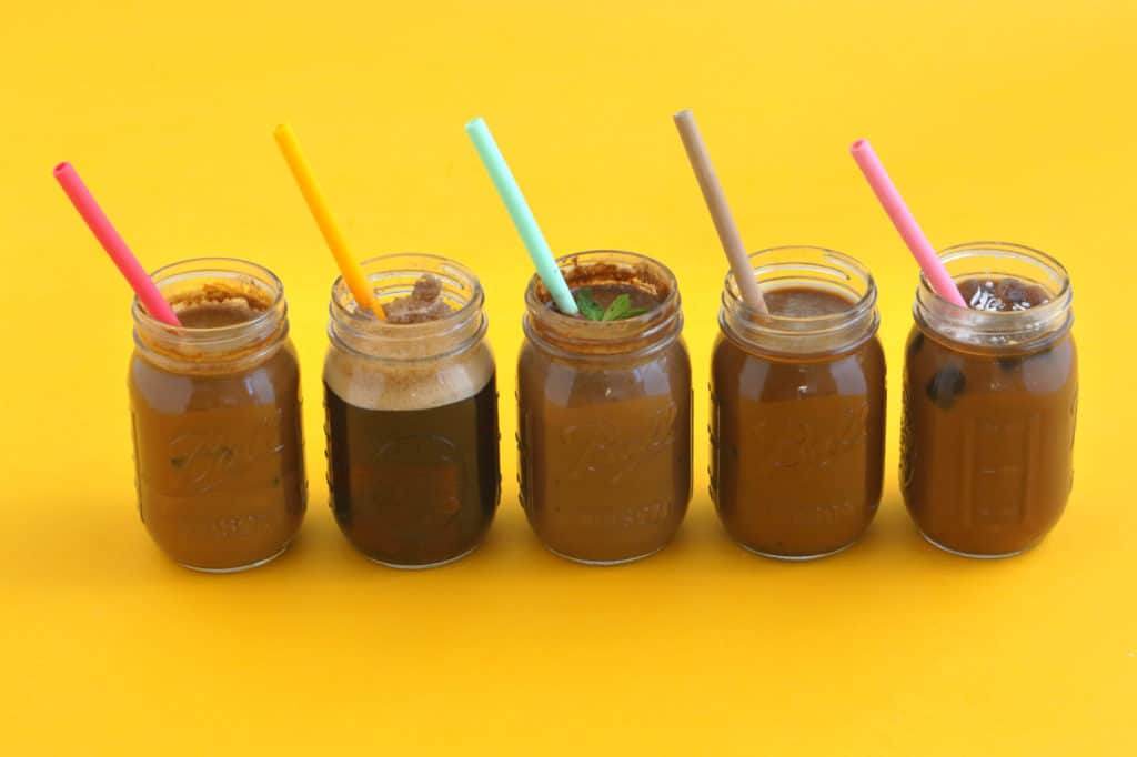 Flavored Iced Coffee Drinks