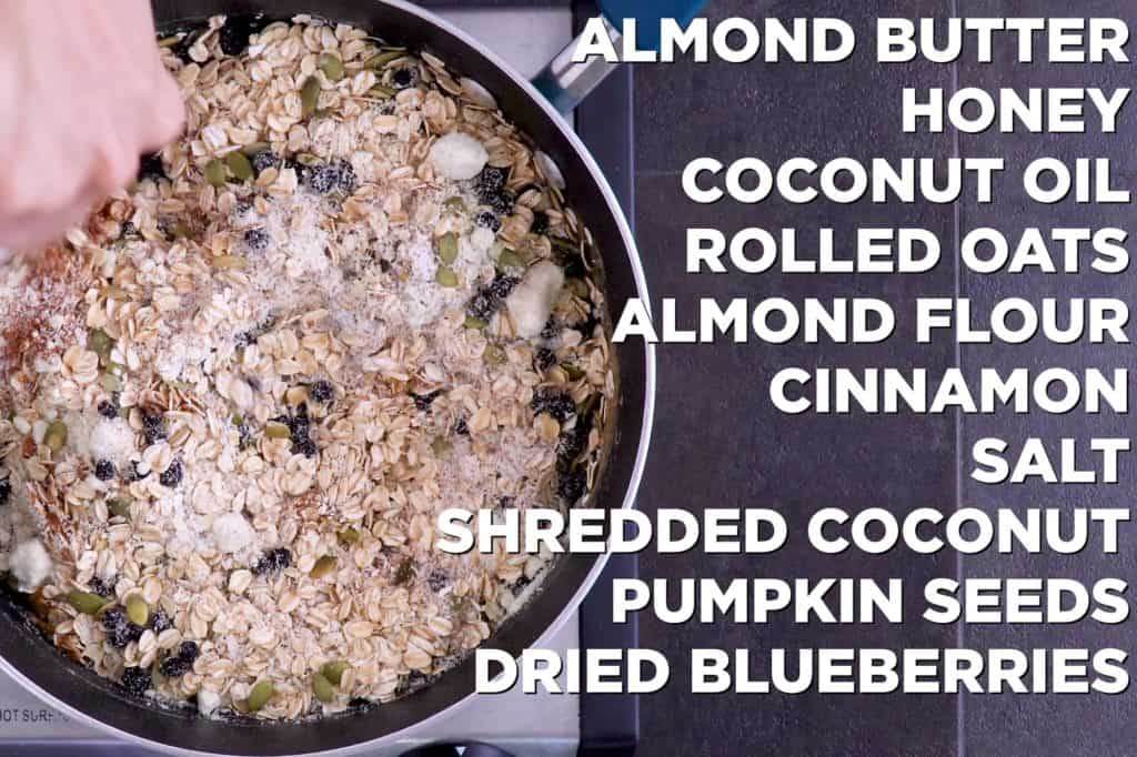 Oatmeal Breakfast Bars Ingredients