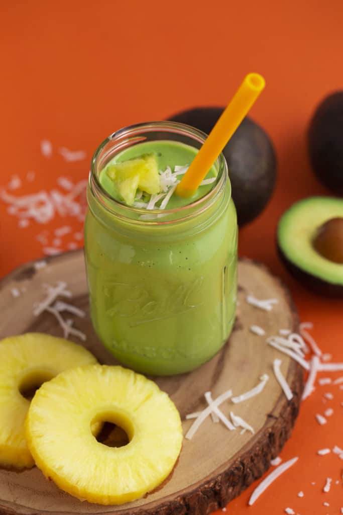 Tropical Green Smoothie for Kids