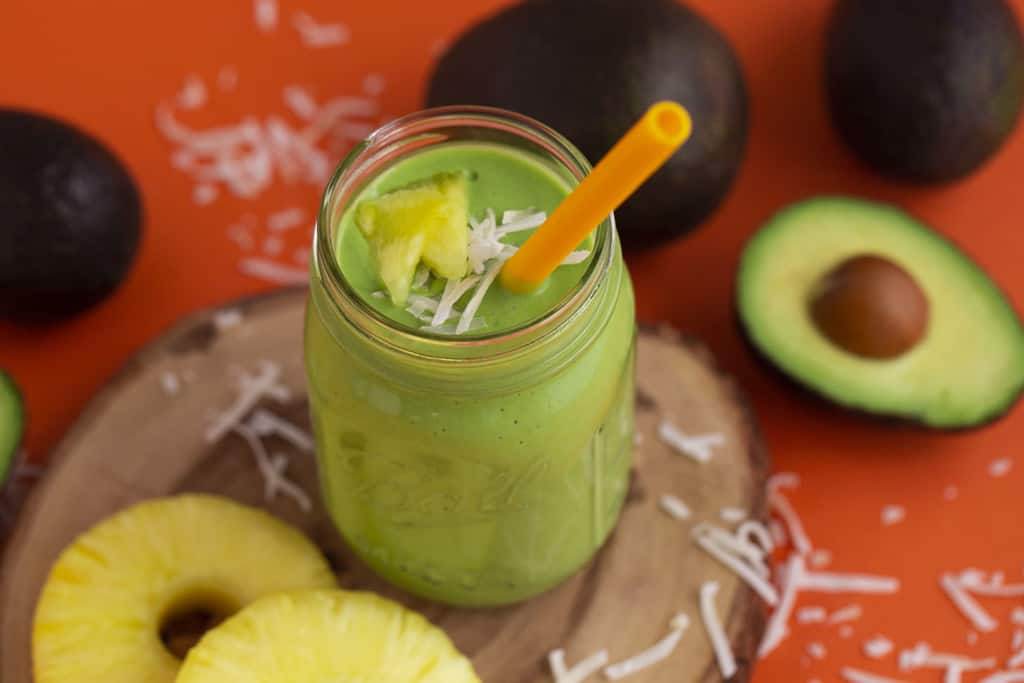 Tropical Green Smoothie for Kids