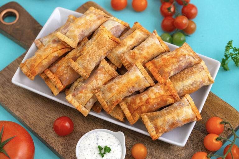 Homemade Pepperoni Pizza Rolls in Air Fryer