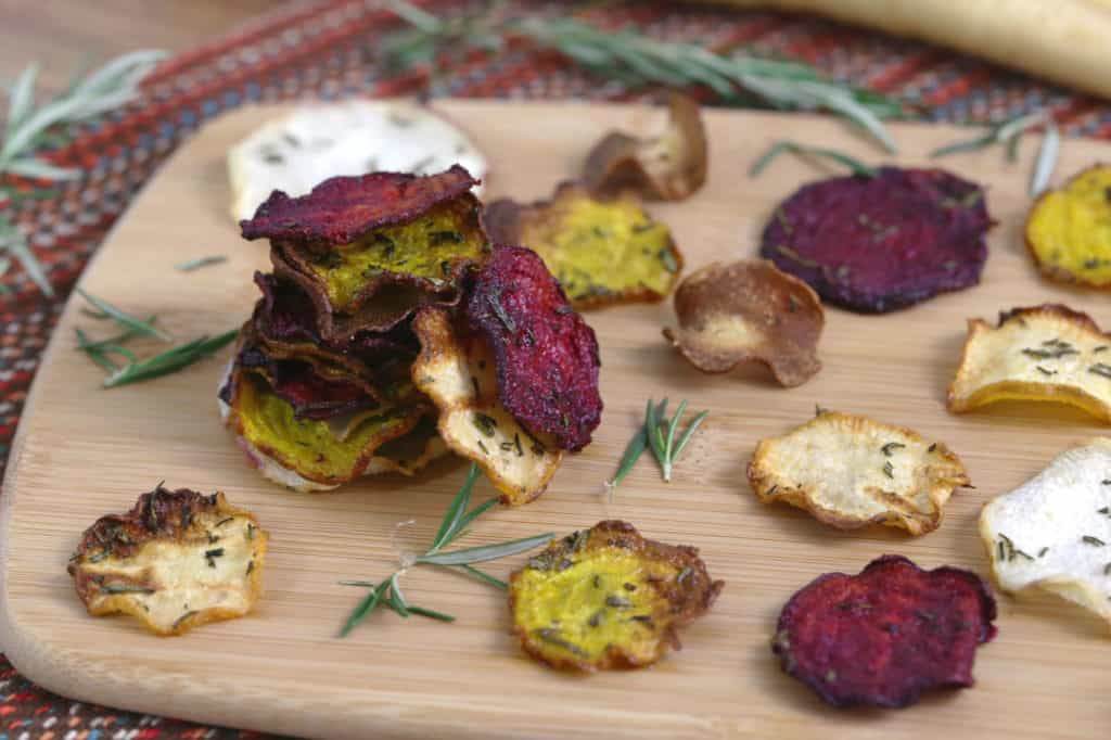 Baked Root Vegetable Chips