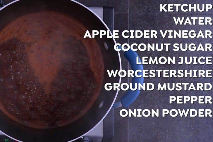 How to make BBQ sauce with ketchup