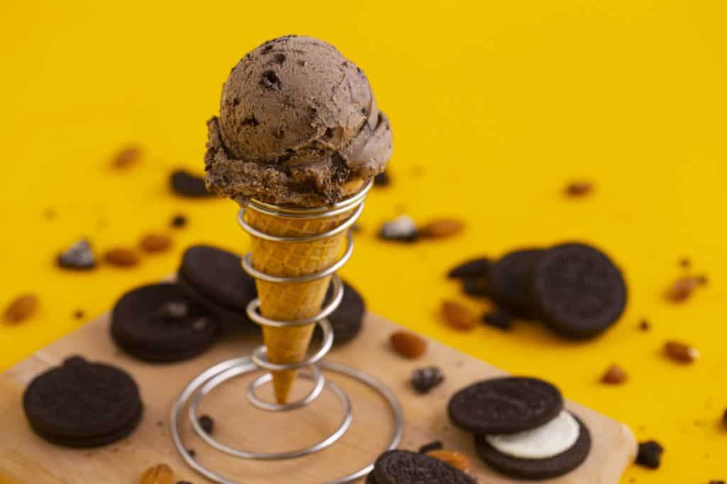 Dairy Free Cookies and Cream Ice Cream