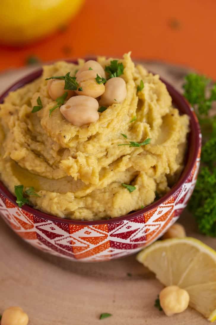 Kid Friendly Homemade Hummus without Tahini