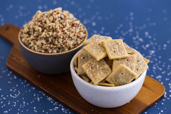 How to Make Gluten Free Crackers with Quinoa Flour