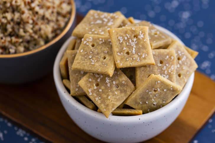 Quinoa Flour Crackers