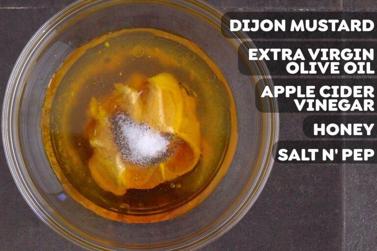 Add all honey mustard dressing ingredients to a bowl.