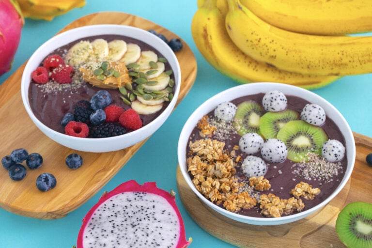 Healthy Homemade Acai Bowls