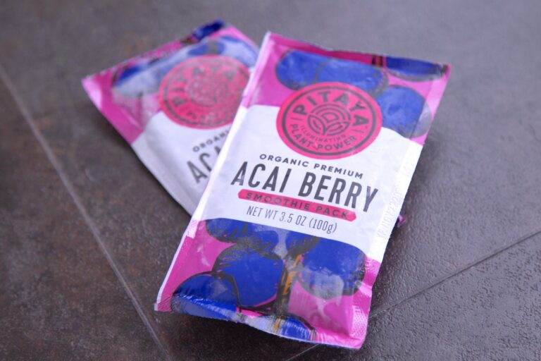 Frozen Acai Puree Packets for DIY Acai Bowl