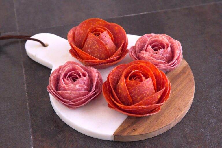How to Make Salami Roses & Pepperoni Roses