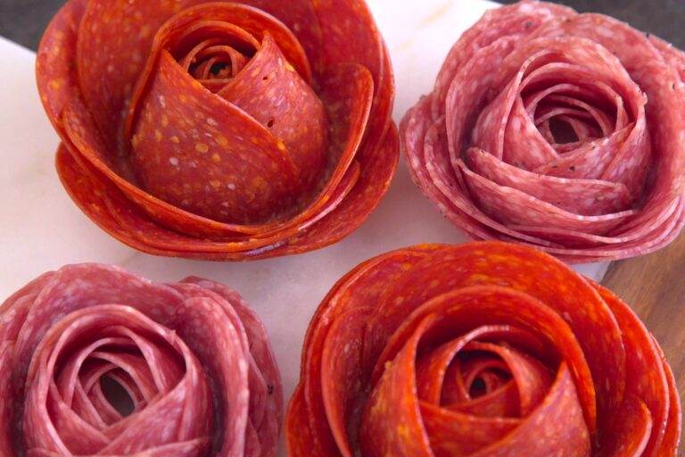 How to Make Pepperoni Roses