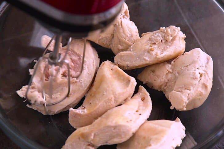 Easiest way to shred chicken