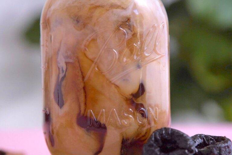 Allow tea to cool before serving over ice with milk of choice.