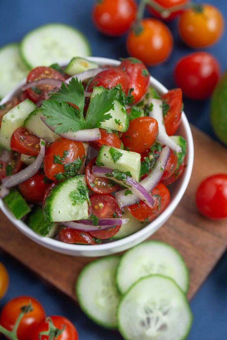 Indian Tomato and Onion Salad