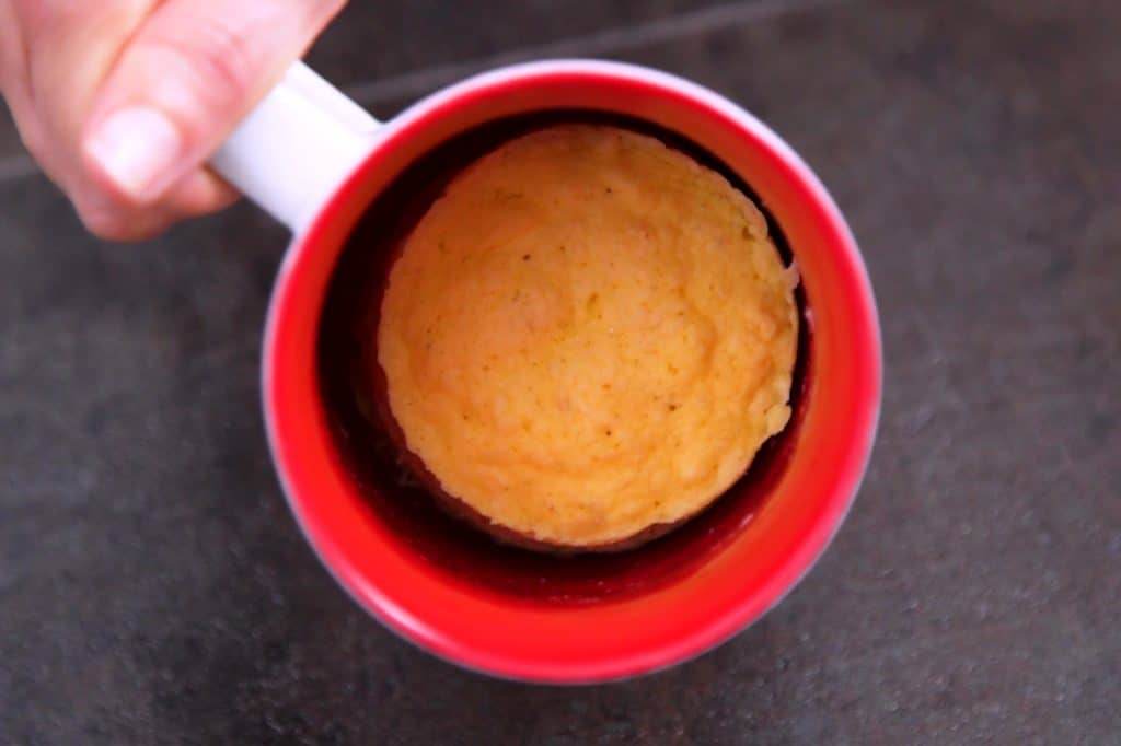 Melt butter, then whisk together remaining ingredients and microwave 90 seconds