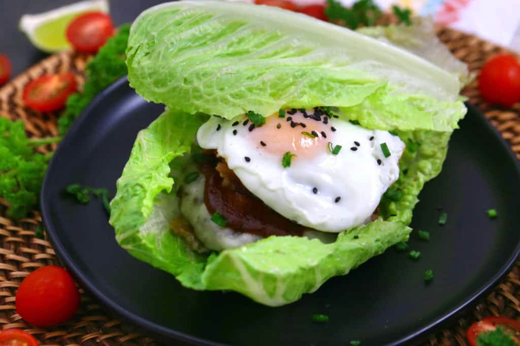 Bacon Egg and Cheese Burger