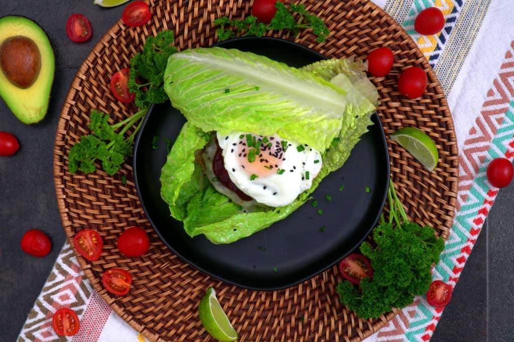 Keto Breakfast Burger