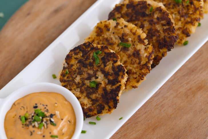 Keto & Low Carb Cauliflower Fritters