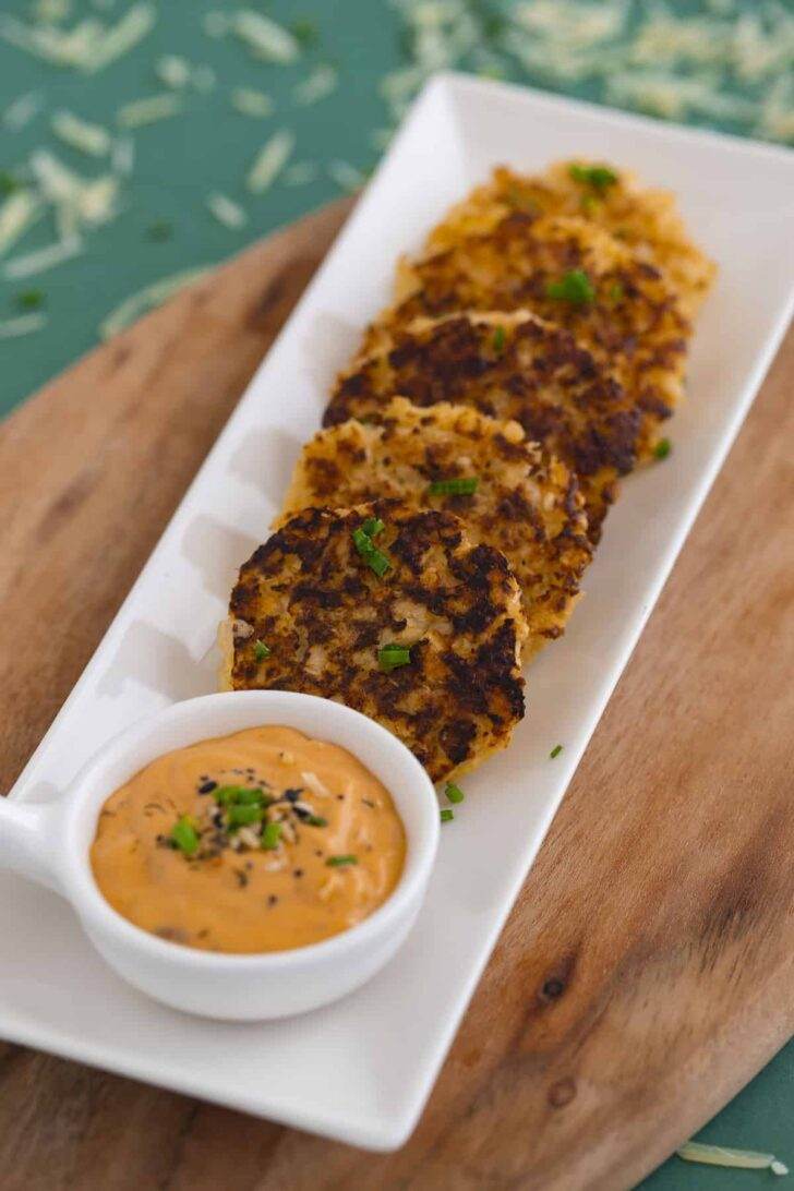 Keto Cauliflower Fritters