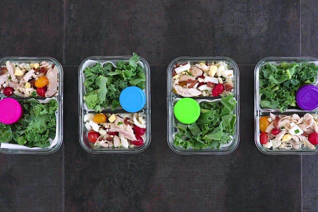 Meal Prep Keto Cobb Salad