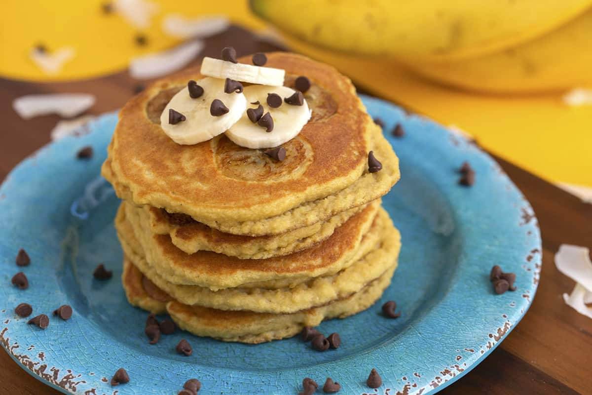 Keto Banana Pancakes with Coconut Flour