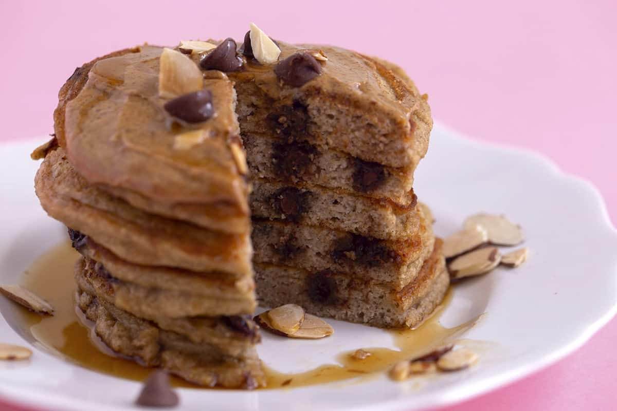Keto Chocolate Chip Pancakes