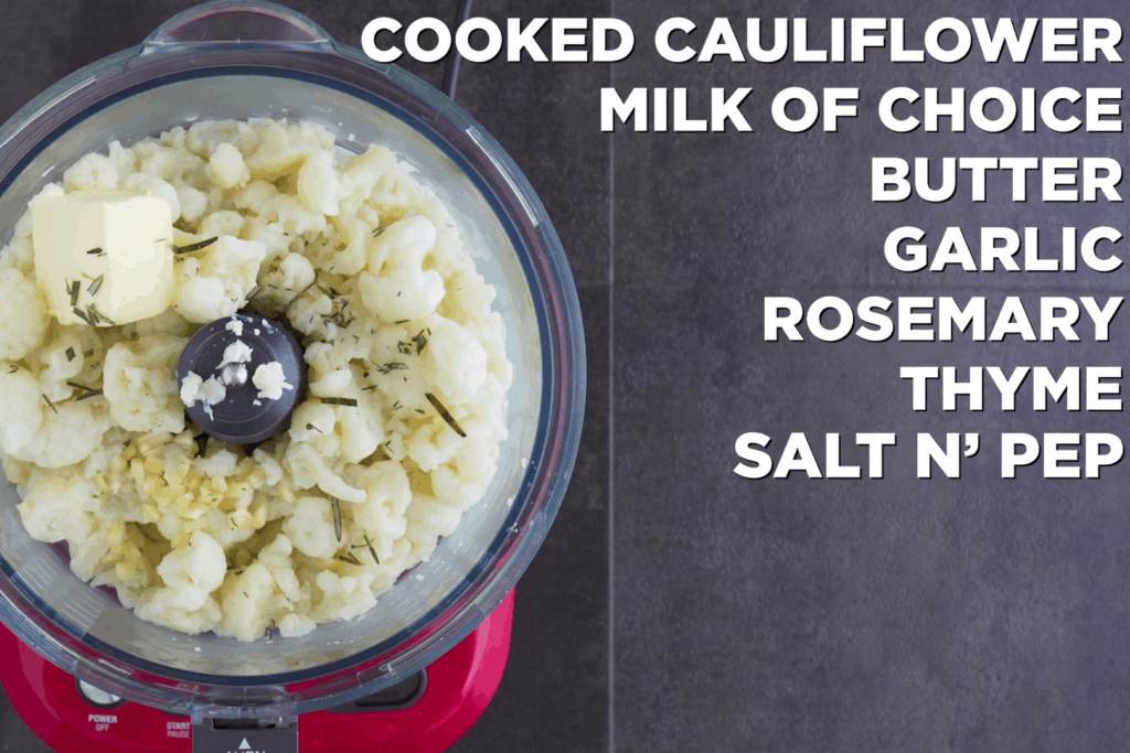 Low Carb Cauliflower Mash
